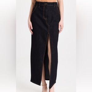 Lioness dark denim midi skirt size small